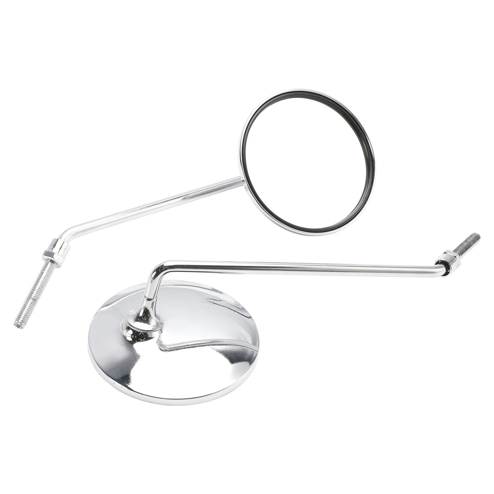 Mirror Pair LH & RH 8mm for Honda C50 C65 C70 C90 CM91 CT70 S90 CL90 CB100 (1960–1980)