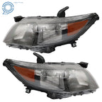 Set of 2 Black Headlights for Toyota Camry (2010–2011)