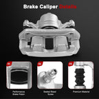 Set of 2 Brake Calipers with Bracket for Honda Accord HRV (2016–2022)