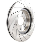 Disc Brake & Pad Kit for Chevy Tahoe (2007) - Cross-drilled Ceramic Pads