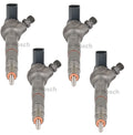 Set of 4 Bosch Fuel Injectors for Audi A3 VW Beetle Jetta Passat (2005–2015)