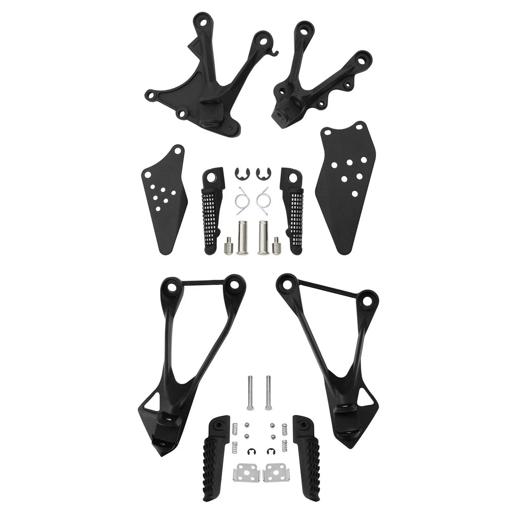 Driver & Passenger Footrests Pegs for Kawasaki Ninja ZX6R (2005-2008)