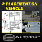 Sliding Door Handle with Cable for Ram ProMaster 3500 2500 1500 (2014–2021)