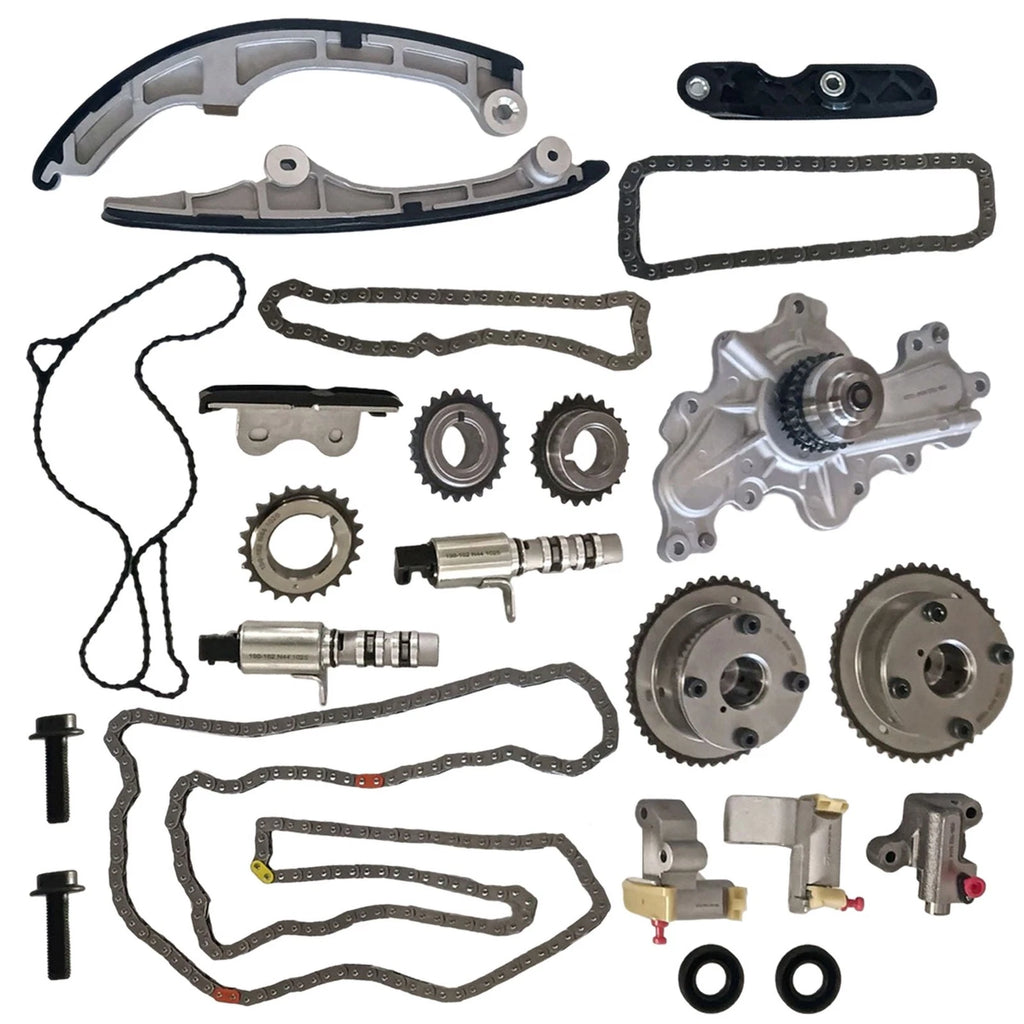 Engine Timing Chain Kit w/ Water Pump for Ford Flex Taurus Edge Fusion (2009–2019)
