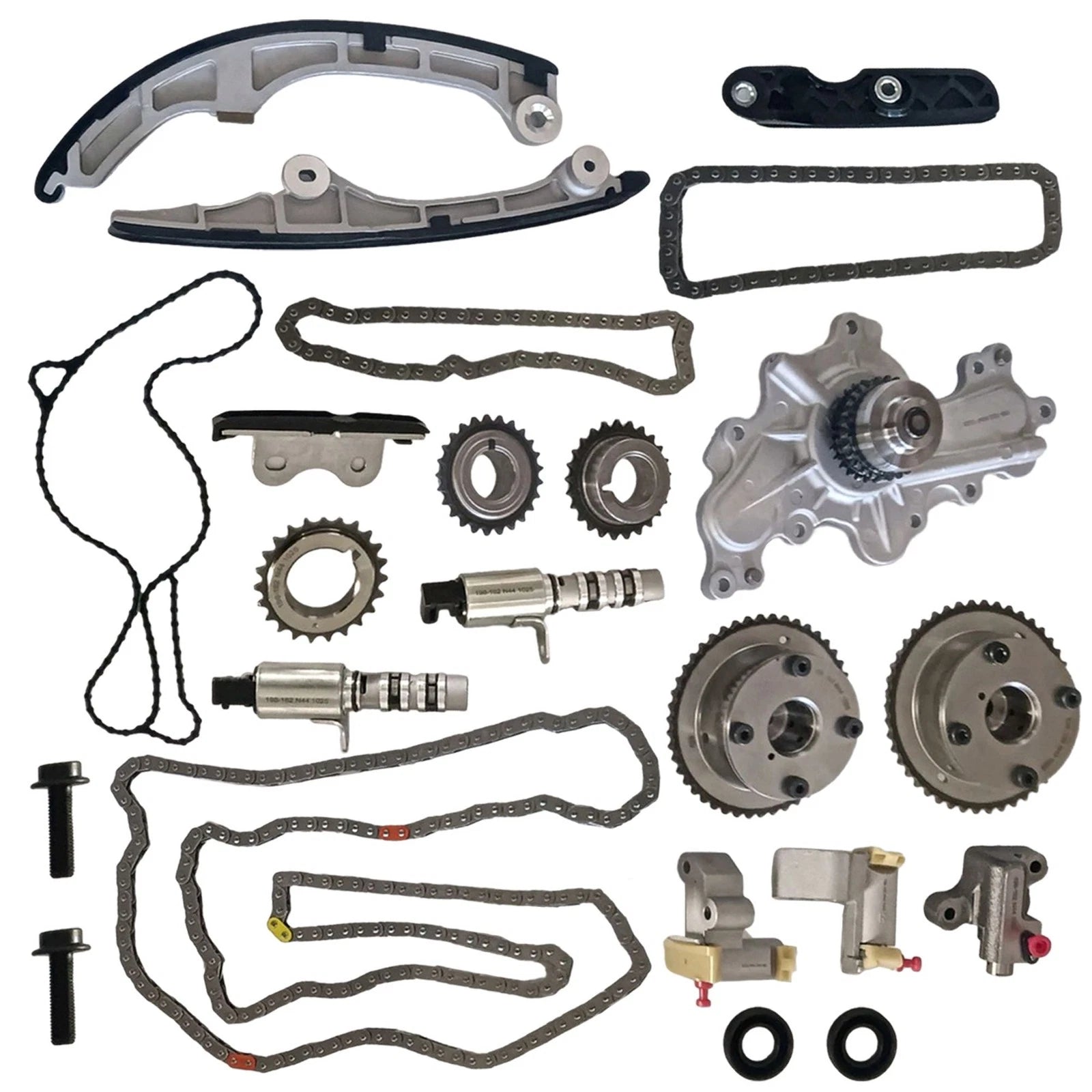 Engine Timing Chain Kit w/ Water Pump for Ford Flex Taurus Edge Fusion (2009–2019)