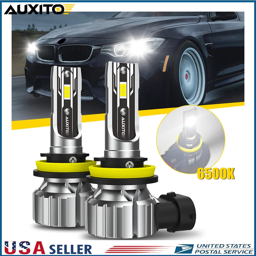 2X H11 LED Headlight Bulbs for Make Model (YYYY–YYYY)