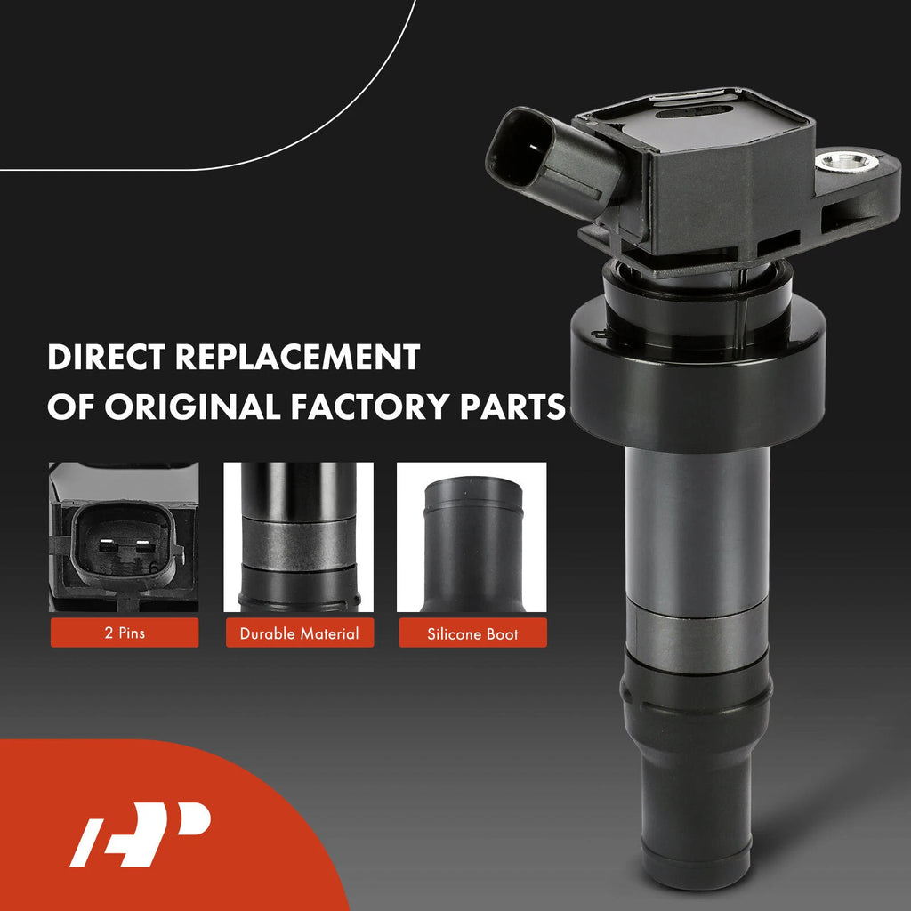 Set of 4 Ignition Coils & Iridium Spark Plugs for Kia Soul Hyundai Accent (2010–2019)