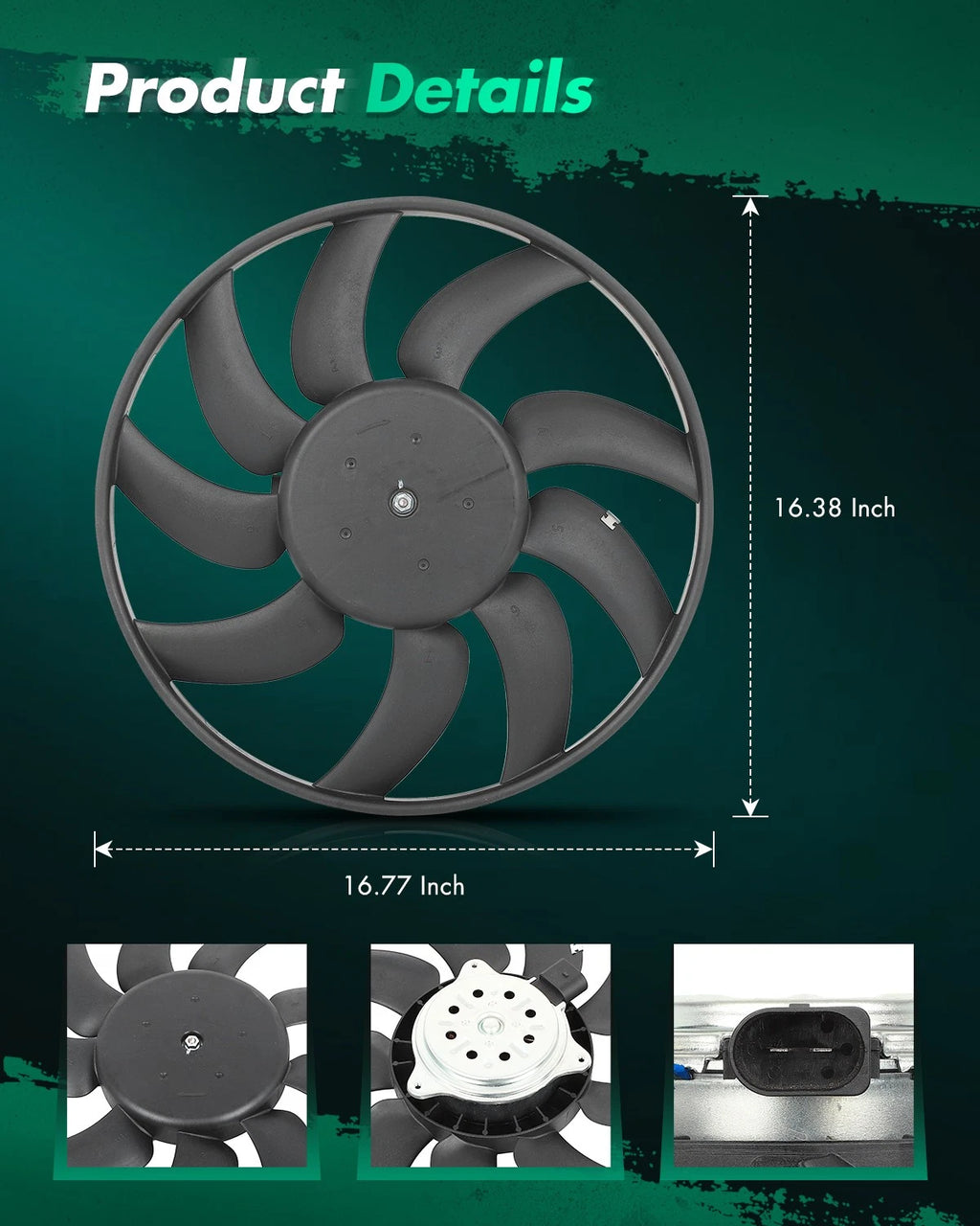 Radiator Cooling Fan 85728 for Audi Allroad A5 (2008–2017)