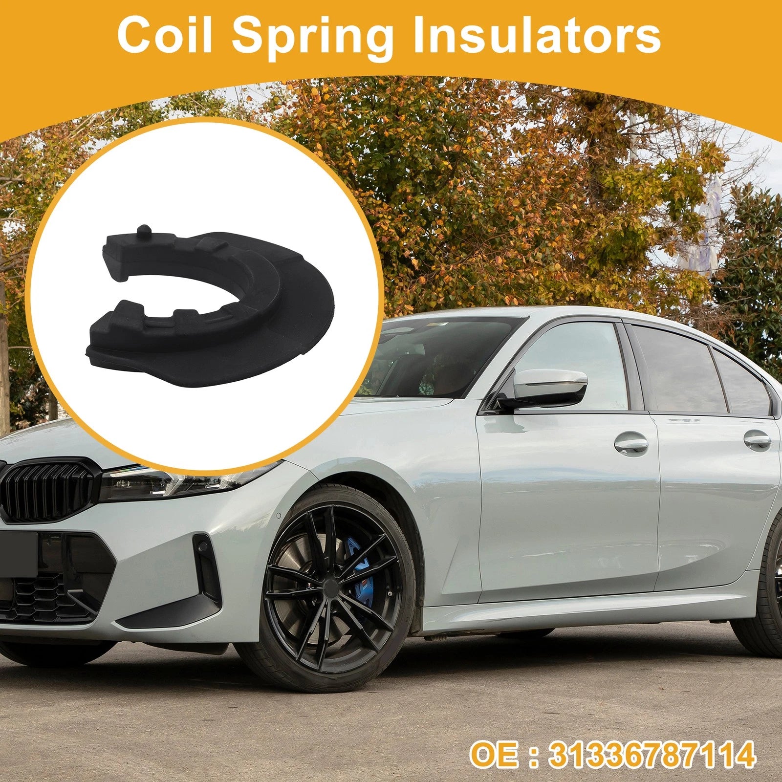 Lower Coil Spring Insulator No. 31336787114 for BMW 320i (2013–2018) Rubber