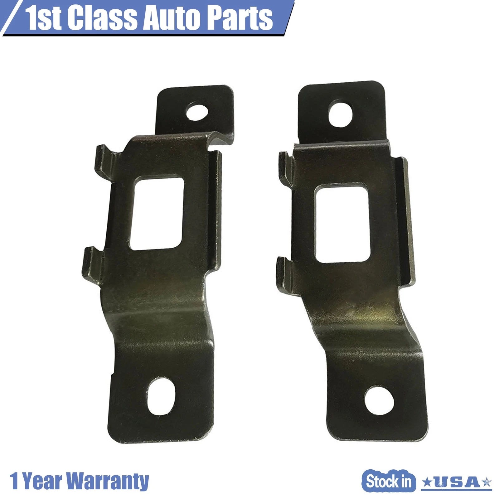 Tailgate Latch Striker Plate Pair for Chevrolet C2500 C3500 (1988–2000)