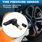 Tire Pressure Sensor for Hyundai Santa Fe (2019–2023) 433MHz No.52933C1100