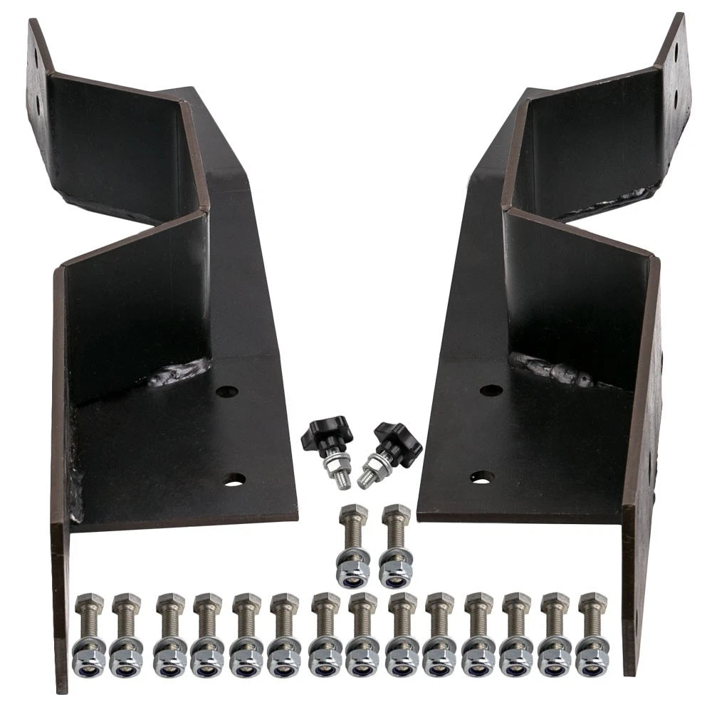 2X Rear Frame C-Notch Kit for Chevy GMC C10 C1500 (1963–1972) Steel