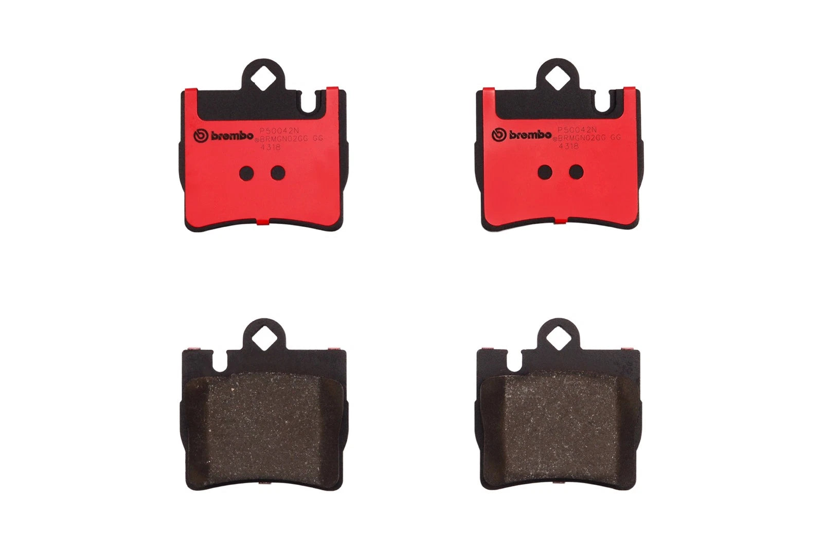 Rear Brake Pad Set Ceramic for Mercedes-Benz C215 W220 (2000–2006)