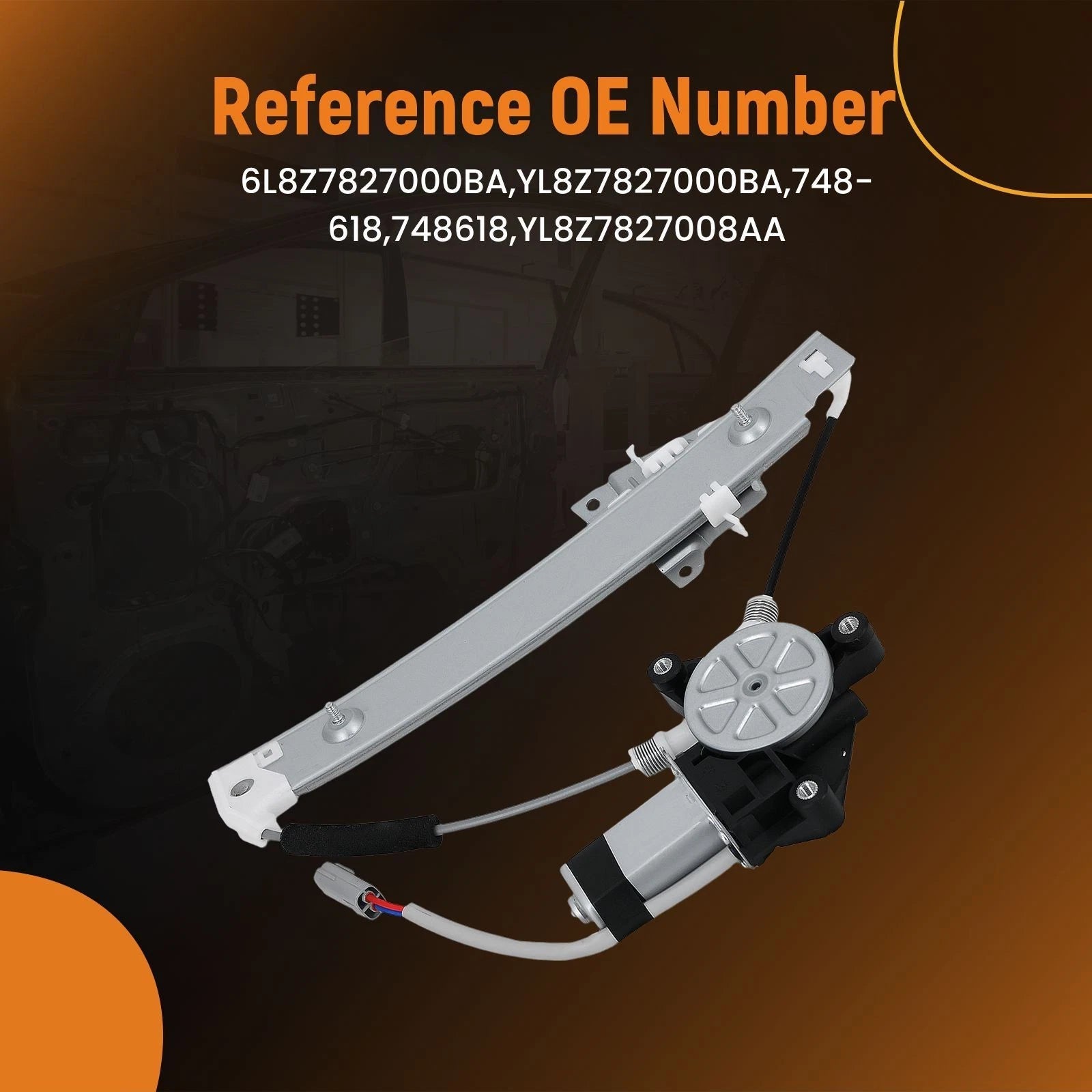 Rear Right Window Regulator for Ford Escape (2001–2007) Mercury Mariner (2005–2007)