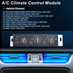 A/C Heater Climate Control Switch Module for Chevrolet C2500 (No. 599-006)