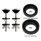 Toilet Tank Repair Kit with Screws, Bolts, and Rubber Foam Rings