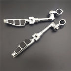 Chrome 1" Flat End Footrest for Harley Sportster 883 1200 (2004–2023)