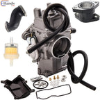 Carburetor with Air Box Cleaner Joint for Yamaha Warrior 350 (1987–2004)