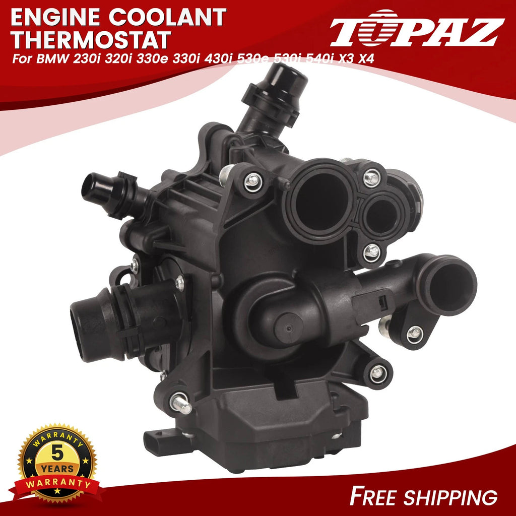 Engine Coolant Thermostat for BMW 230i 320i 330e 330i 430i 530e 530i 540i X3 X4 (2017–2022)