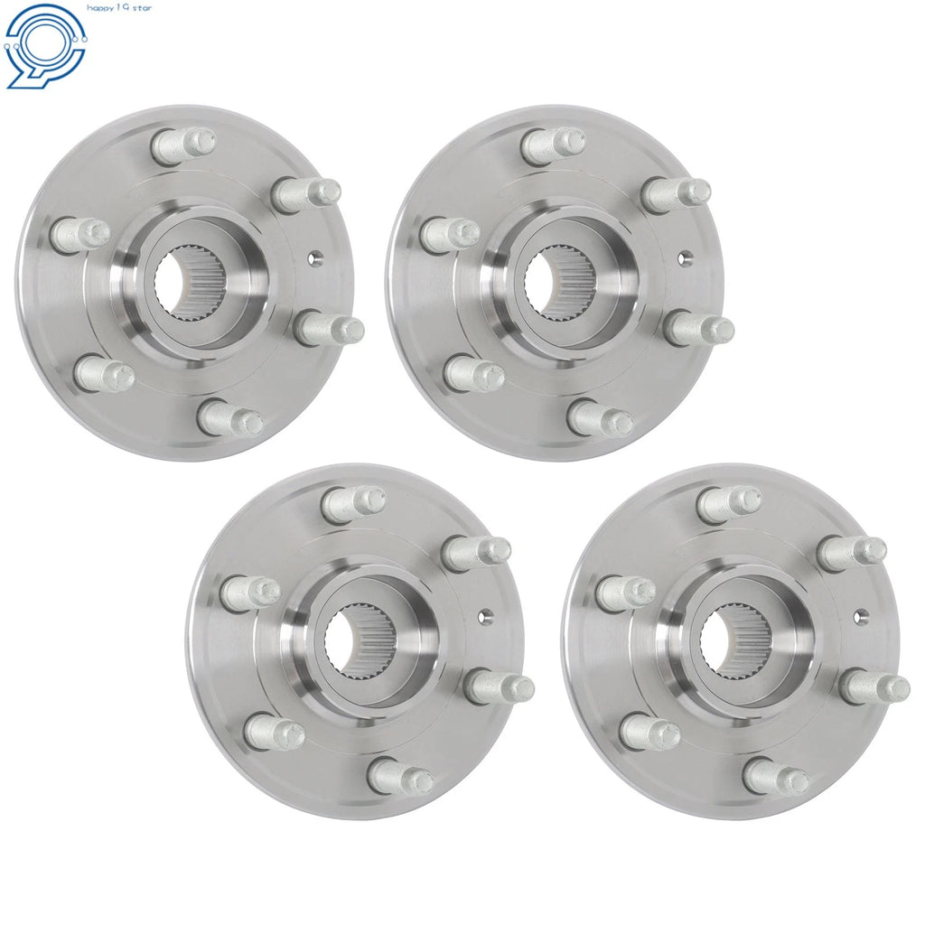Set of 4 Wheel Hub Bearing Assemblies 513289 for Cadillac SRX (2010–2016)