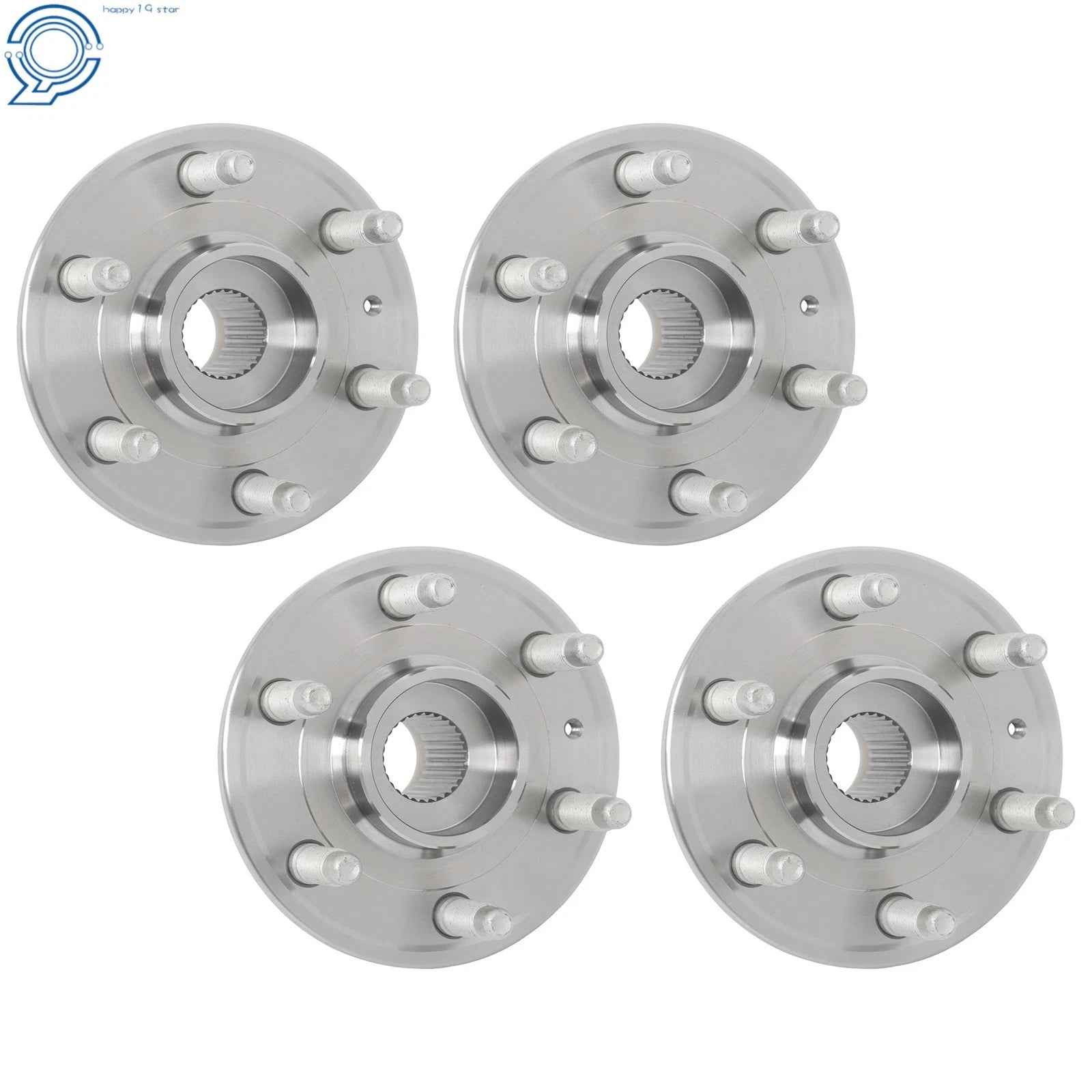 Set of 4 Wheel Hub Bearing Assemblies 513289 for Cadillac SRX (2010–2016)