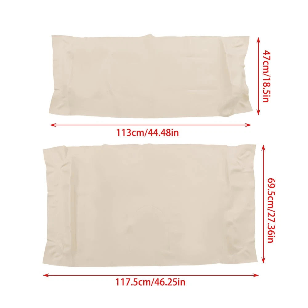 Set of 2 Front Seat Covers for Club Car Precedent Golf Cart (2004–Present)