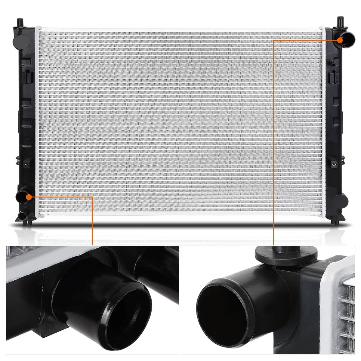 Aluminum Core Cooling Radiator for Mazda MPV (2002–2006) DPI-2768