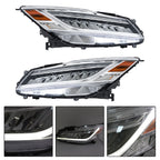 Pair LED Headlight Assembly for Honda Accord Sedan (2016–2017)