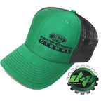 Ford Powerstroke Hat Snapback Cap Green Black Mesh (Fits All Models)