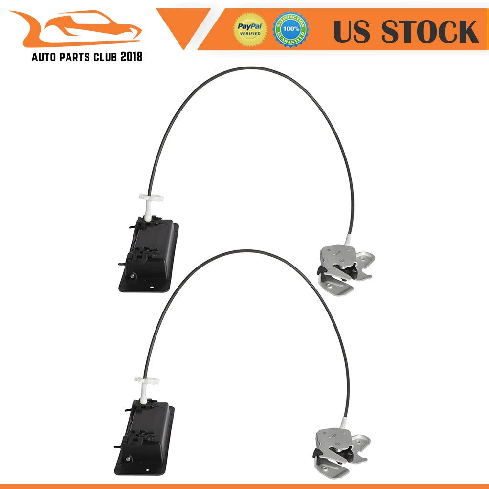 2X Door Latch with Handle for Ford E-150 E-250 E-350 