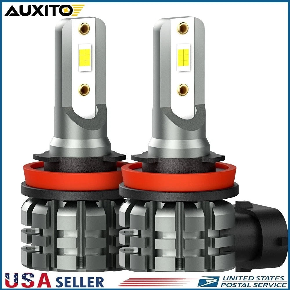 2X H11 H16JP H8 LED Fog Driving Light Bulb for (6000K)
