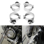 39mm Windshield Fairing Mount Fork Clamps for Harley Sportster XL883 1200 (2004–2023)