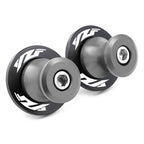 2X CNC Swingarm Spools Slider Stand Screws M6 for Yamaha YZF R1 R3 R6 (2015–2023)