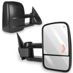 Pair of Power Heated LED Signal Towing Mirrors for Chevy GMC (2003–2007)