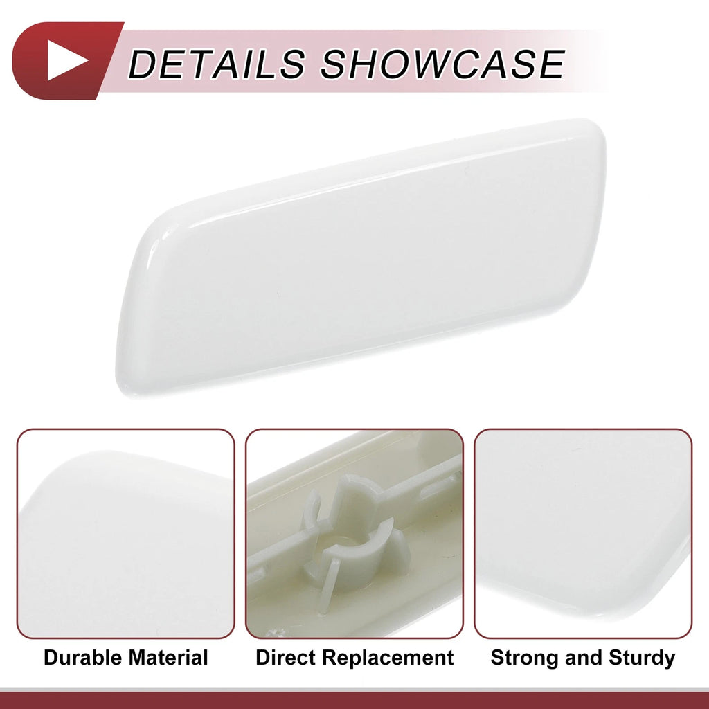 Front Left Washer Nozzle Cover Cap for Lexus RX270 RX350 RX450H (2009–2014) White