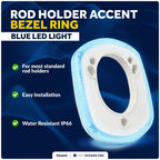 Blue LED Rod Holder Accent Bezel Ring for Five Oceans FO4433
