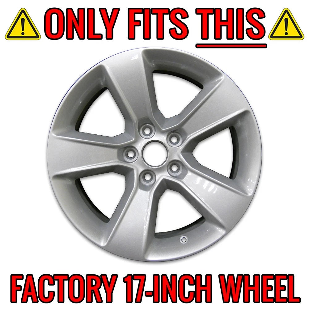 Set of Four Chrome ABS Wheel Skin Covers for Dodge Charger (2011–2014)