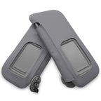 Sunvisors Cover Skin for Toyota Corolla (2009–2013) Gray PVC Leather