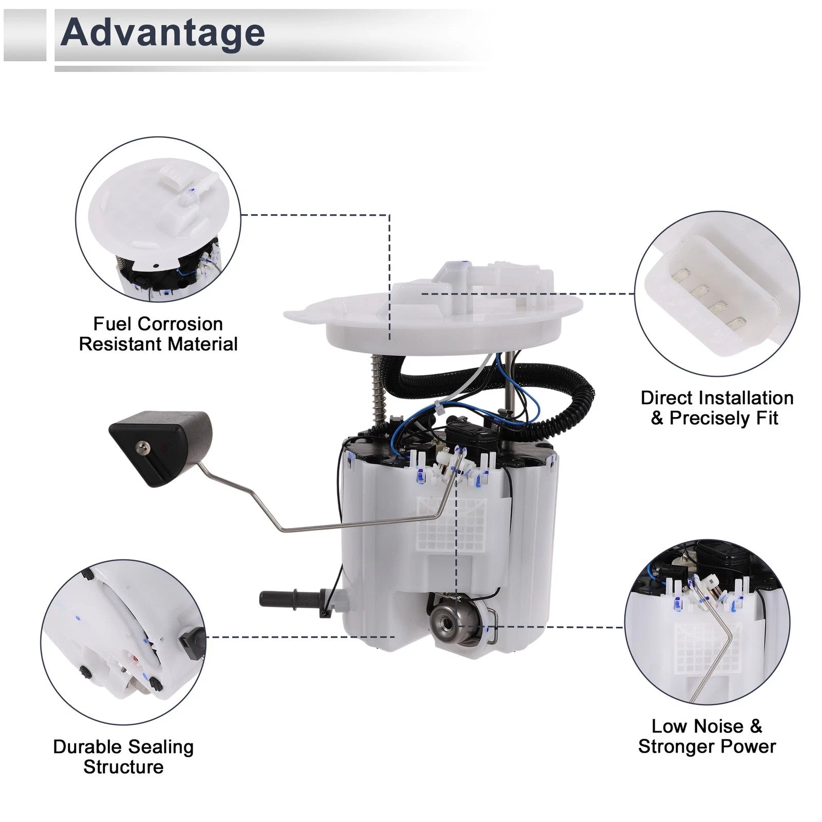 Fuel Pump Assembly for Chevrolet Camaro (2010–2015) V6 3.6L No. 13592337