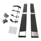 6" Running Boards Side Steps for Ford F-150 Super Cab (2015–2026) Stainless Steel