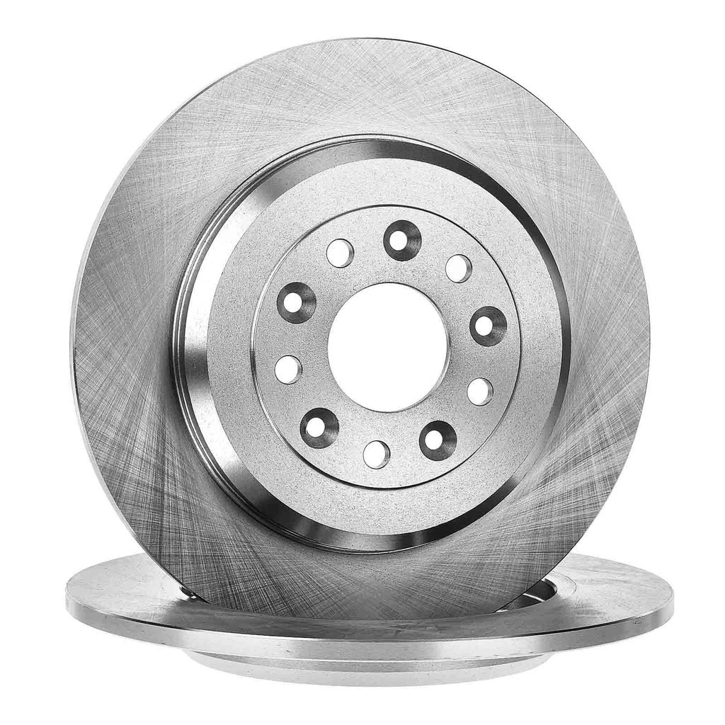 Set of 2 Rear Disc Brake Rotors & Ceramic Pads for Ford Explorer (2011–2019)