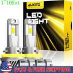 H11 LED Headlight Bulbs for Vehicles (1-10 Set)