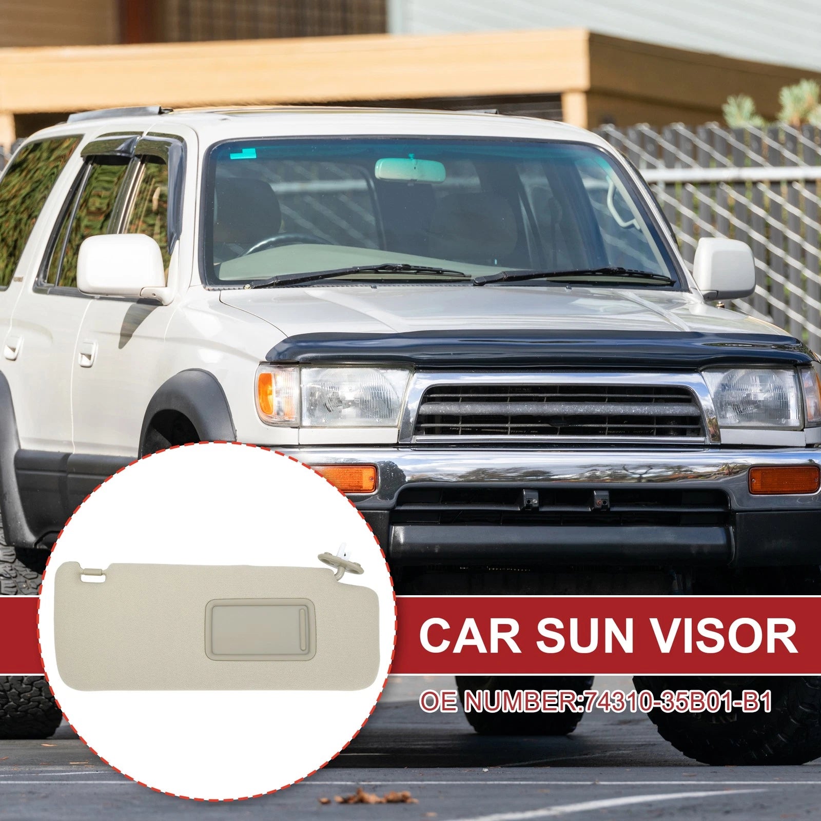 Sun Visor No.74310-35B01-B1 for Toyota 4Runner (2010–2023) Right Side
