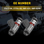 Silver Fuel Injectors for Harley-Davidson Iron 883 1200 (2018–2019) EXV