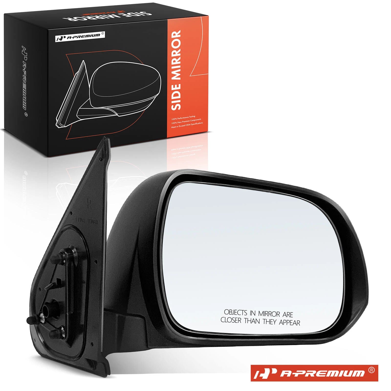 Manual Folding Passenger Side Mirror for Toyota Tacoma (2012–2015)