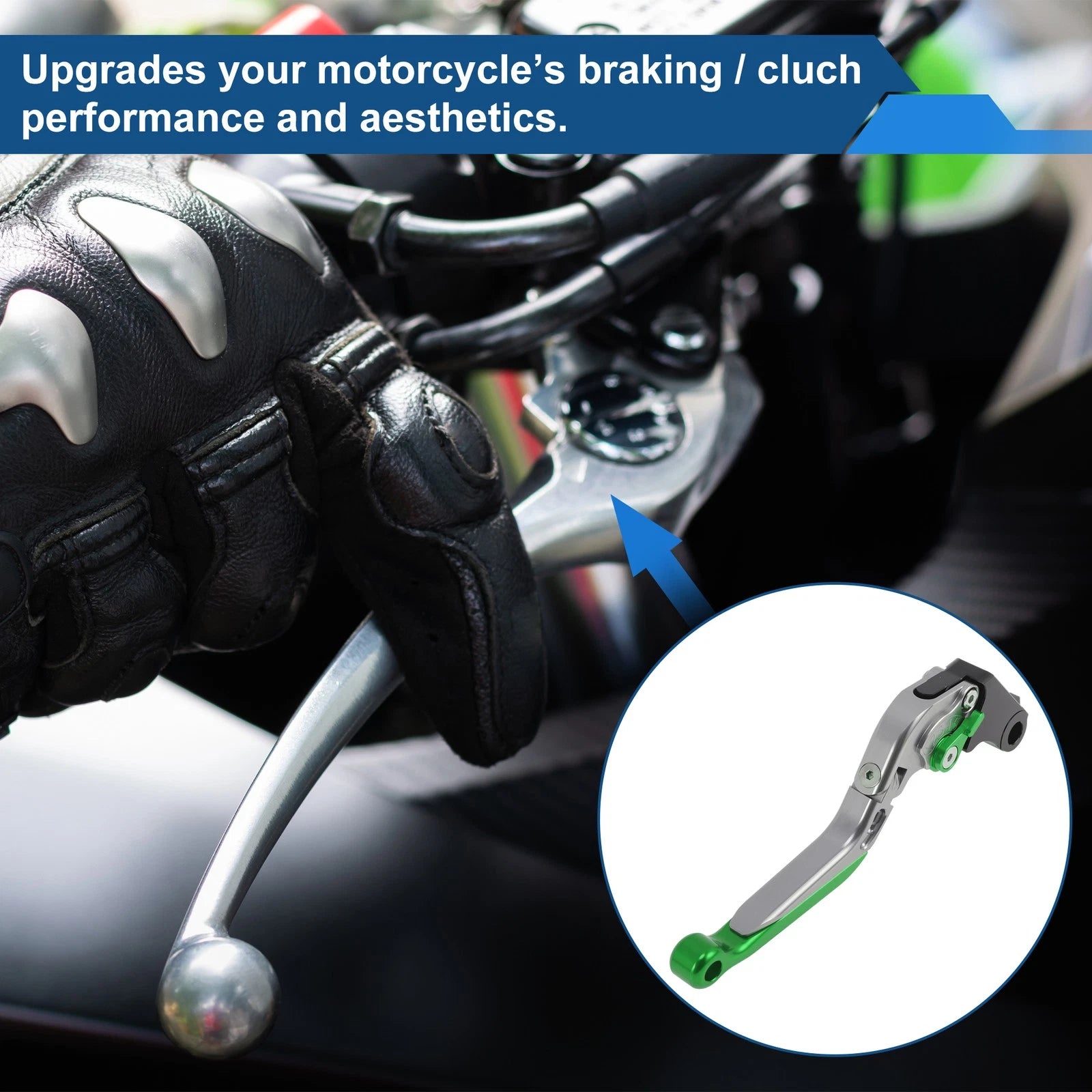 Short Long Brake Clutch Levers for Honda Rebel CMX 500 300 (2017–2021) Titanium Green