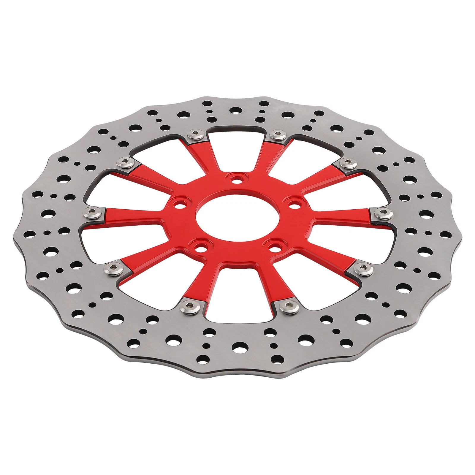2 Front Brake Disc Rotors 299mm for Harley-Davidson Road King (2008-2021)