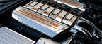 Fuel Rail Covers Replacement with Orange Carbon Fiber Look for 2014–2019 Corvette