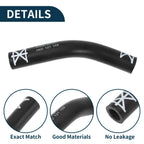 Radiator Hose Coolant Pipe for Volkswagen CC (2009–2017) Rubber Black