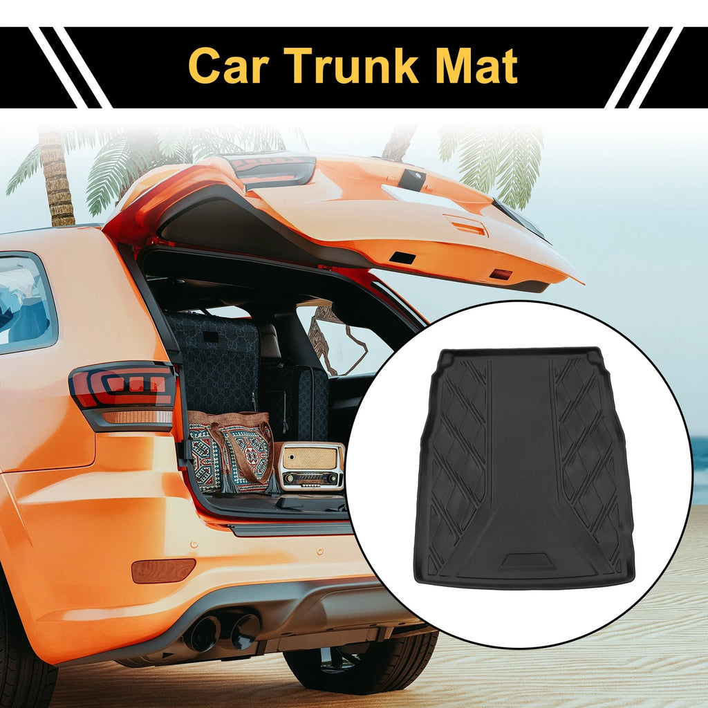 Cargo Liner Rear Trunk Mat for BMW 5-Series (2011–2016) TPE Diamond Pattern